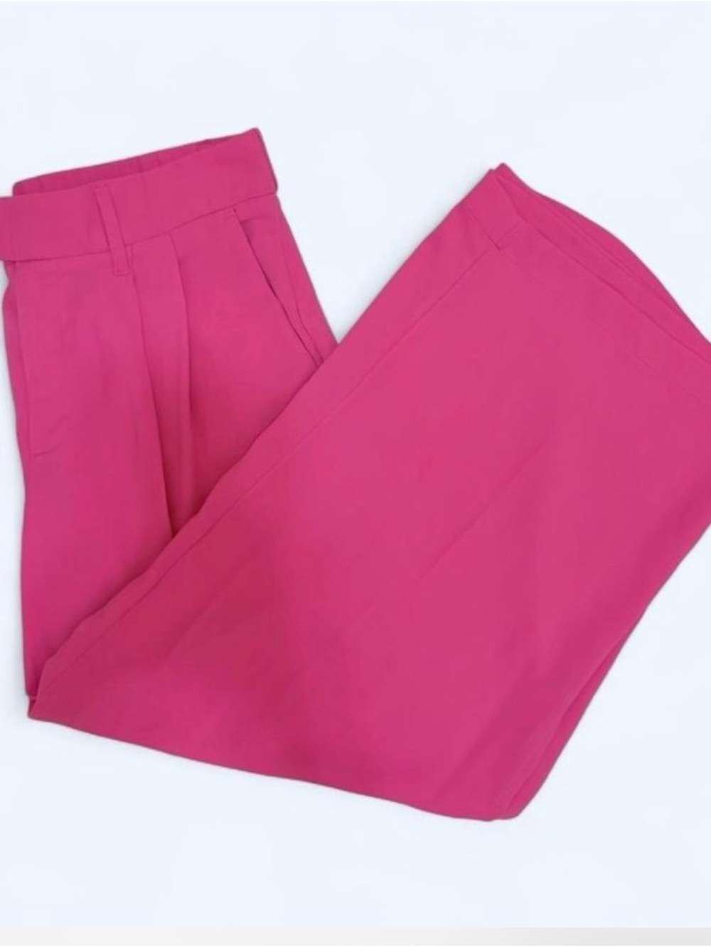 A New Day High-Rise Wide Leg Pants - Fuchsia Pink